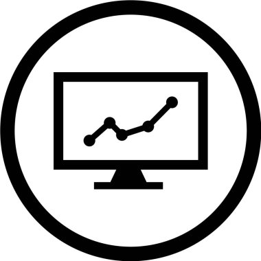 ticari grafik vektör simgesi