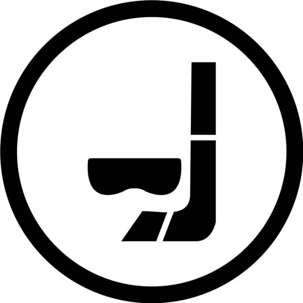 文字Jのベクトル図 — ストックベクタ