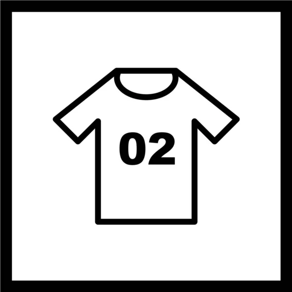 Shirt Ícone Web Design Vetorial — Vetor de Stock