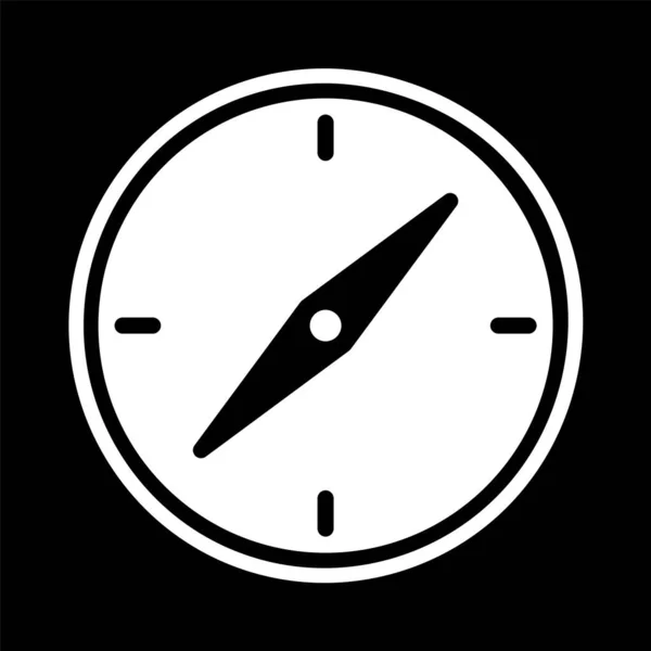 Kompas Ikony Módním Stylu Izolované Pozadí — Stockový vektor