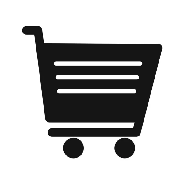 Icono Del Carrito Compras Ilustración Del Vector — Archivo Imágenes Vectoriales