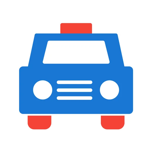 Taxi Auto Pictogram Vector Illustratie — Stockvector