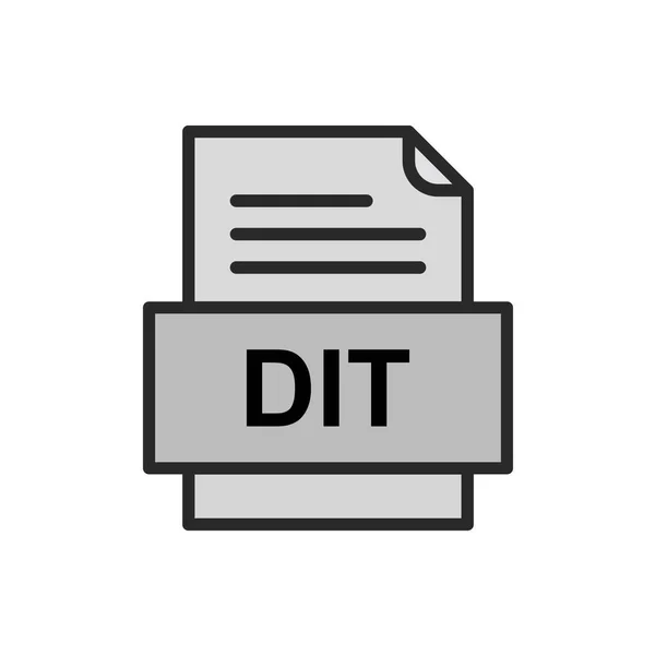 Dateiformat Icon Vektor Illustration — Stockvektor