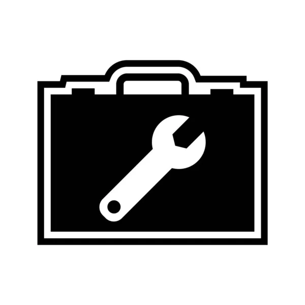 Tool Box Icon Trendy Style Isolated Background — 스톡 벡터
