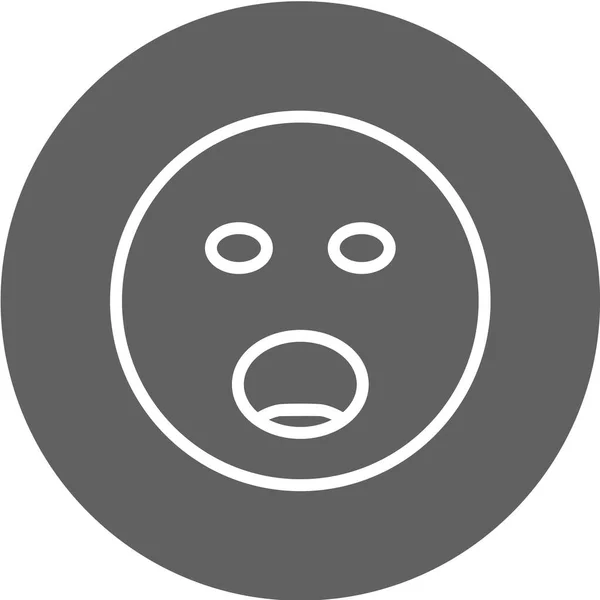 Emoji Icon Trendy Style Isolated Background — Stock Vector