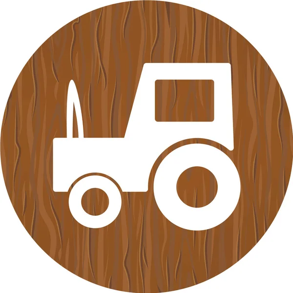 vector illustration of a wooden cart