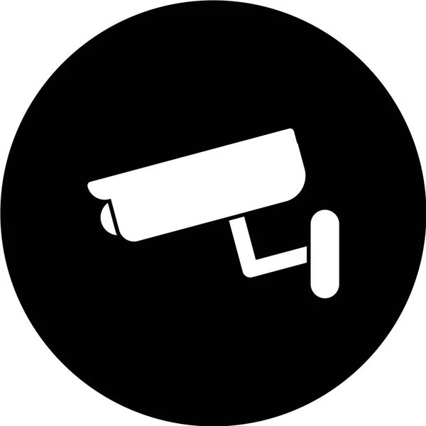 Surveillance Camera Icon Vector Illustration — Stock Vector