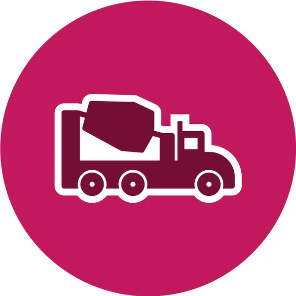 Truck Pictogram Vector Illustratie — Stockvector