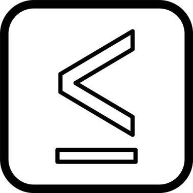 Moda Biçimli Küçük Simge İzole Arkaplan