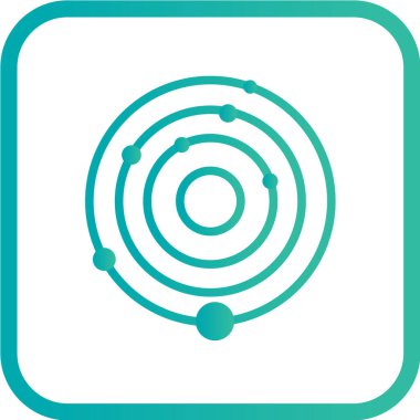 Bilim simgesi vektör illüstrasyonu