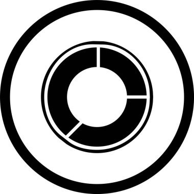 Pasta Çizelgesi Simgesi Moda Tarzı İzole Arkaplan      