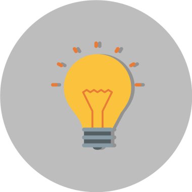 ampul vektör simgesi