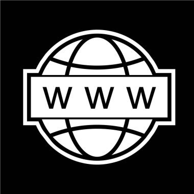 Web simgesi, vektör illüstrasyonu