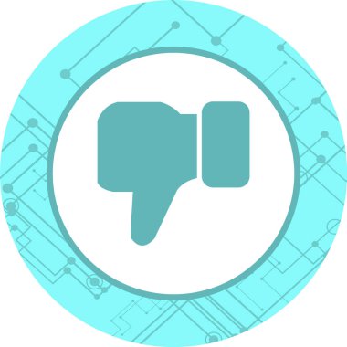 Moda Biçimli Ayrı Arkaplanda Simgeden Hoşlanmamak