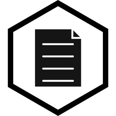 belge siyah ve beyaz vektör simgesi 