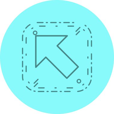 Moda Biçiminde Solda Simge Ayrılmış Arkaplan