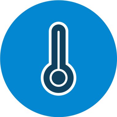 termometre simgesi vektör illüstrasyonu