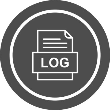 dosya biçimi simgesi, vektör illüstrasyonu