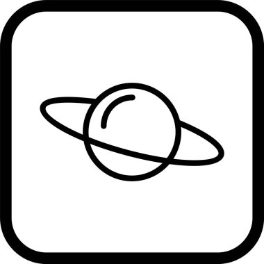 Moda Biçiminde Satrun Simgesi İzole Arkaplan