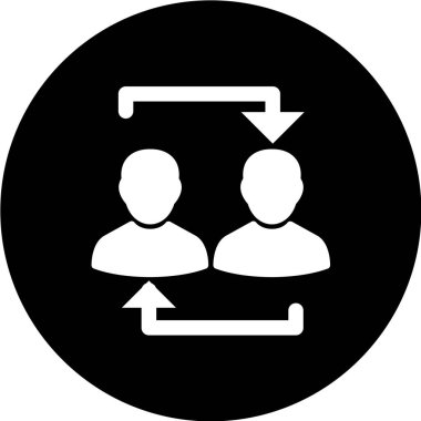 iş simgesi vektör illüstrasyonu