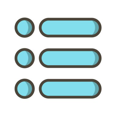 4 mavi renk simgesi kümesi