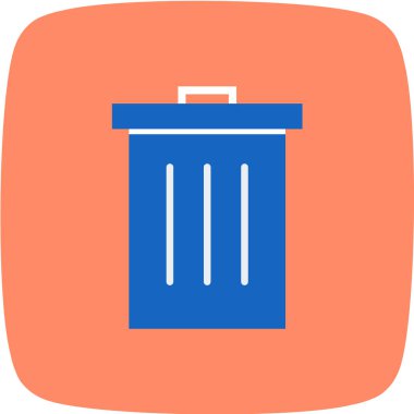 Çöp kutusu vektör simgesi