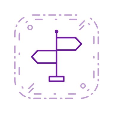 beyaz arkaplanda kamp konsepti vektör simgesi 