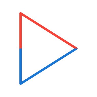 Moda Biçimli İzole Arkaplanda Simge Çal