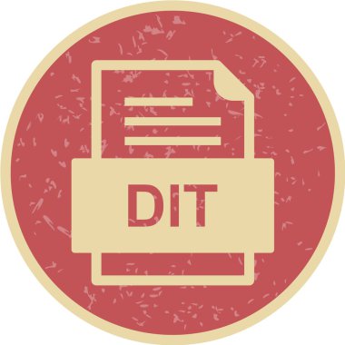 dosya biçimi simgesi, vektör illüstrasyonu