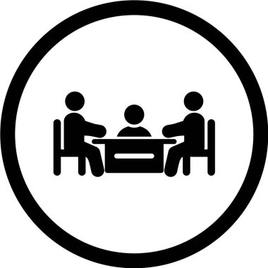 iş simgesi vektör illüstrasyonu