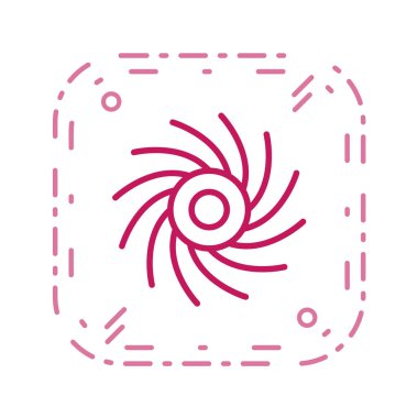 Soyut geometrik şekillerin vektör çizimi