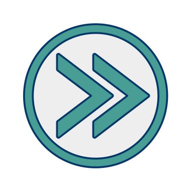 ok işareti simgesi, vektör çizimi