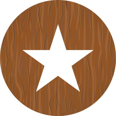 Moda biçimi izole edilmiş arkaplan yıldız simgesi