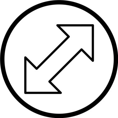 ok işareti simgesi, vektör çizimi