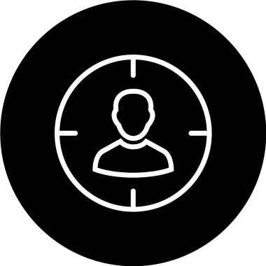 Beyaz arkaplanda Kişi İmza Simgesi, vektör illüstrasyonu