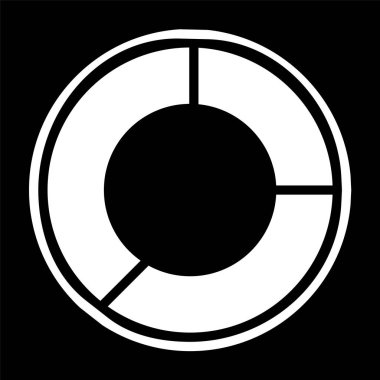 Pasta Çizelgesi Simgesi Moda Tarzı İzole Arkaplan      