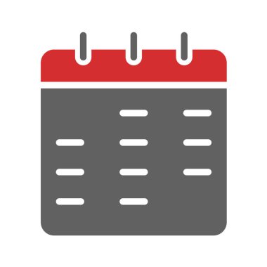 Gölge ve metin planlayıcısı olan bir takvim simgesi