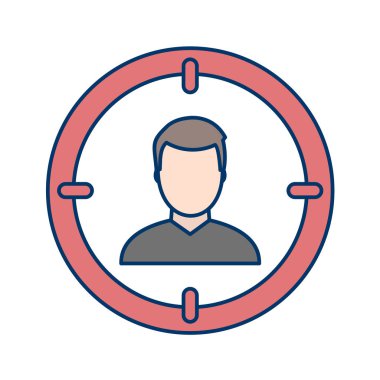 İş vektörü illüstrasyonu beyaz arkaplanda izole edildi 