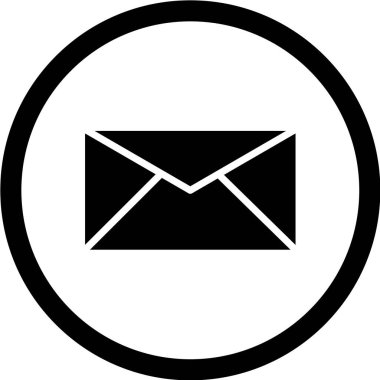 beyaz arkaplanda siyah simge izole edildi