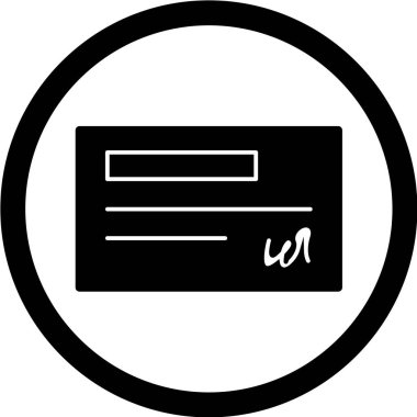 belge simgesi vektör illüstrasyonu