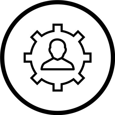 iş simgesi vektör illüstrasyonu