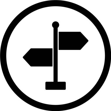 işaret posta simgesi vektör illüstrasyonu