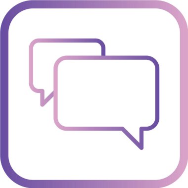 Pembe konuşma baloncuğunun vektör çizimi