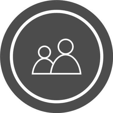 kullanıcı simgesi, vektör illüstrasyonu. düz tasarım biçimi