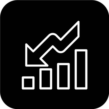 grafik çizelgesi vektör simgesi