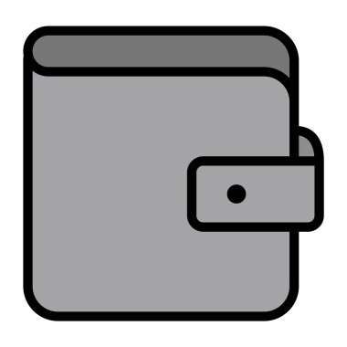 Cüzdan Simgesi Moda Biçimli Ayrı Arkaplan    