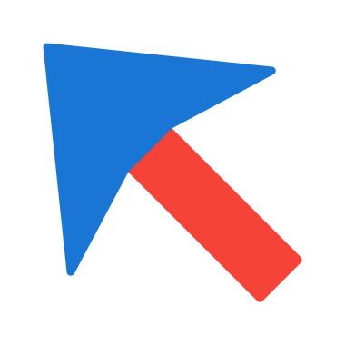 Moda Biçimli İmleç Simgesi İzole Arkaplan