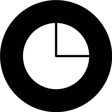 beyaz arkaplanda siyah simge izole edildi