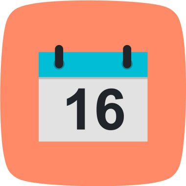 takvim tarihi vektör simgesi