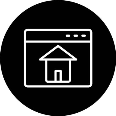 beyaz arkaplanda siyah simge izole edildi